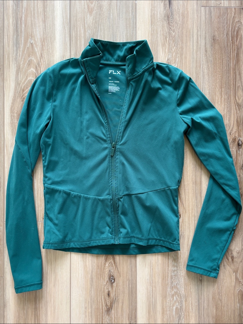 FLX Women’s Deep Teal Full-Zip Performance Jacket